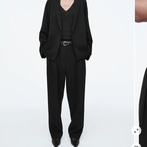 COS Fluid Tailored Straight Leg Trousers